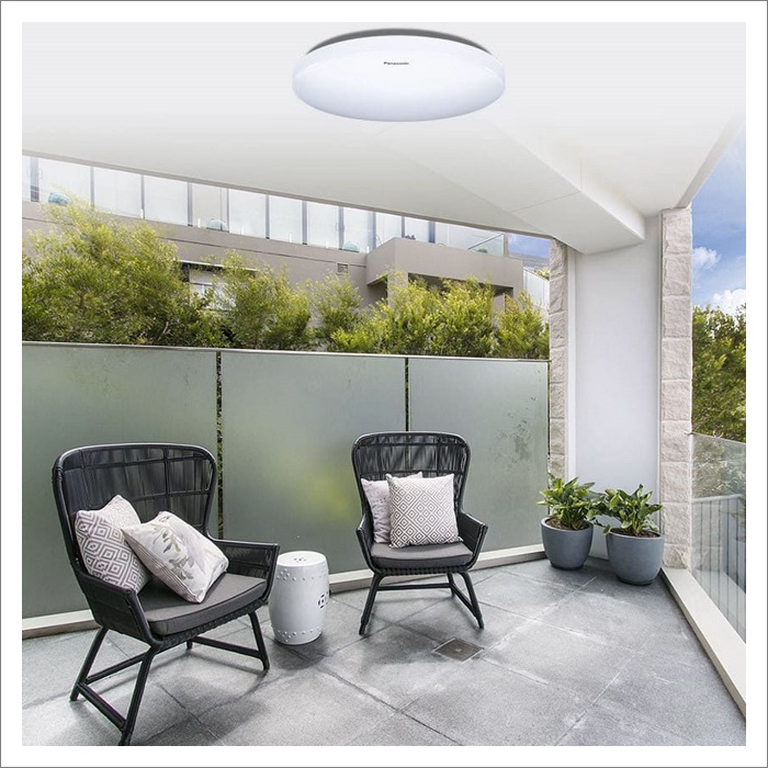 Panasonic - Đèn Ốp Trần Tròn Cảm Biến Ánh Sáng IP44 12W Sáng 6500K | HHGXQ142988